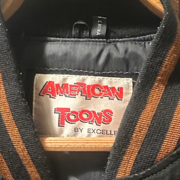 Vintage- Atlanta Olympic Games 1996 Suede Jacket -Black and Tan Bomber Jacket - Picture 6 of 16